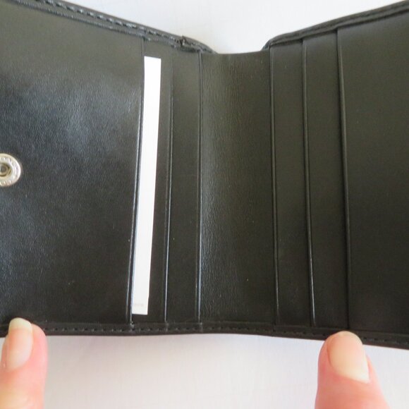 💕💕HP💕💕Coach Signature Mini Wallet, Black - NWT - Picture 6 of 16